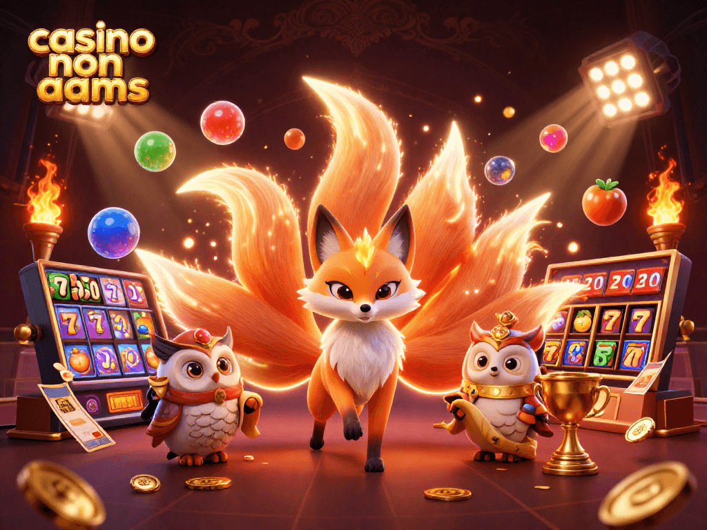 Scopri i migliori casino non AAMS con una vibrante rappresentazione 3D di personaggi animati e elementi di gioco