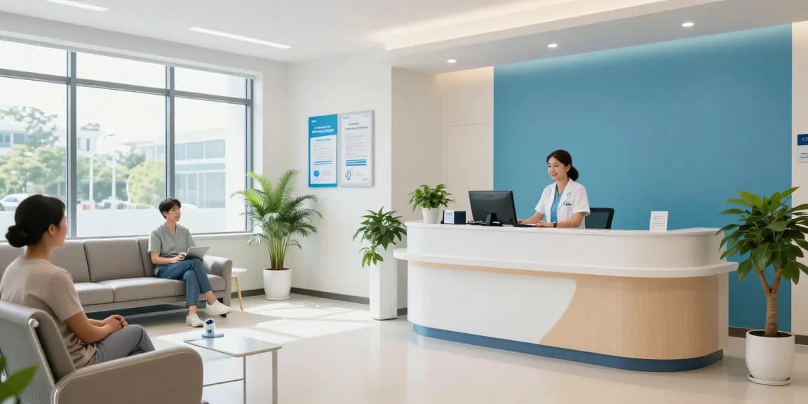 David Hoffmeister reviews in a healthcare context, showcasing expert patient care in a modern medical service environment.