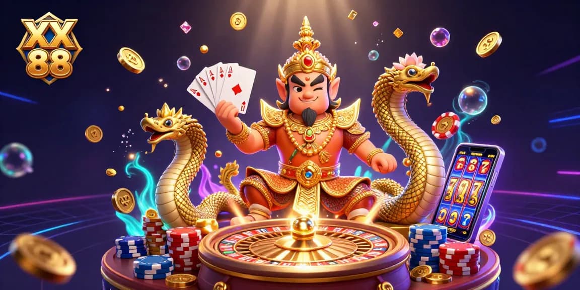 Unleash your luck with XX 88's thrilling casino experience featuring vibrant 3D elements and dynamic gameplay.
