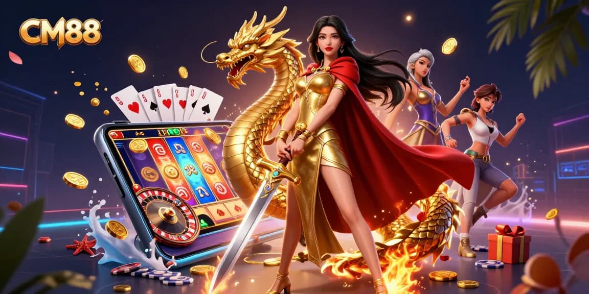 Experience CM88's thrilling casino ambiance with vibrant games and stunning visuals.