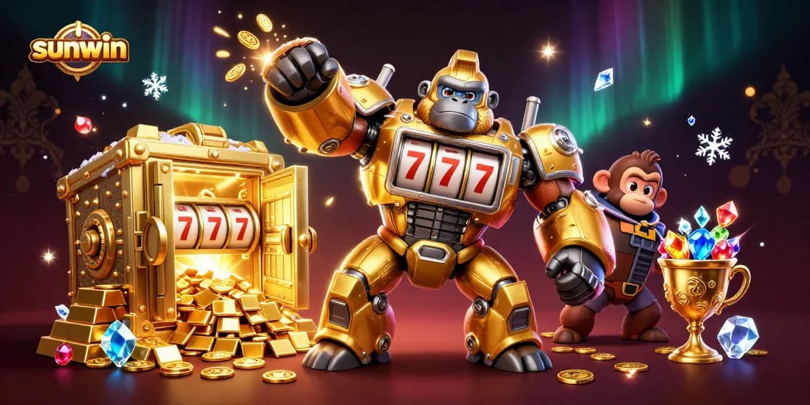 Experience dynamic wins and thrills at Sunwin casino with golden treasures galore!