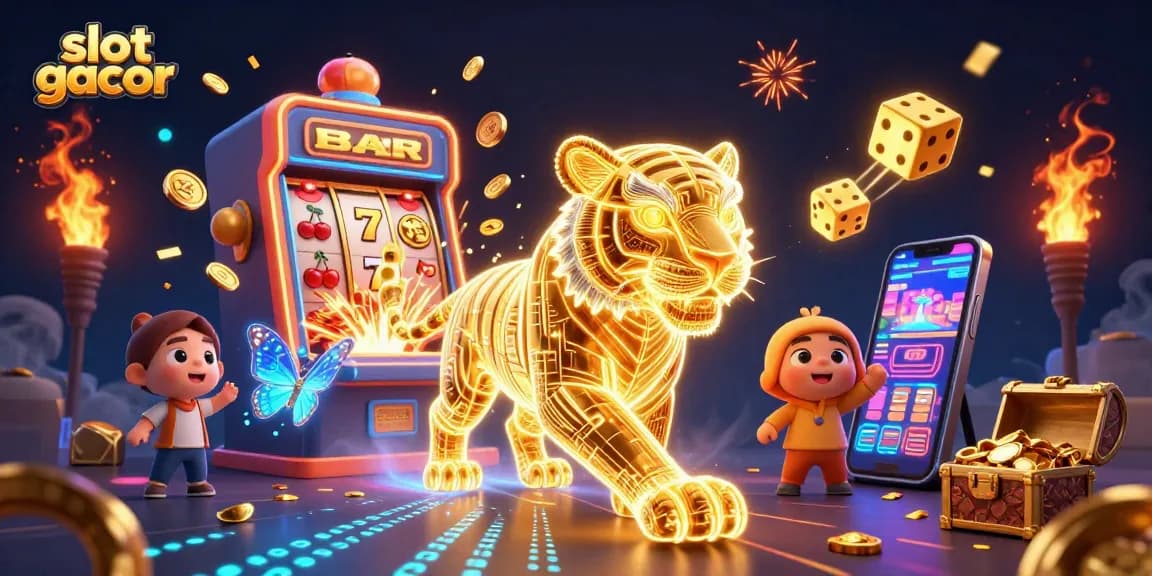 Experience thrilling gameplay with slot gacor, featuring vibrant slot elements and dynamic casino action.