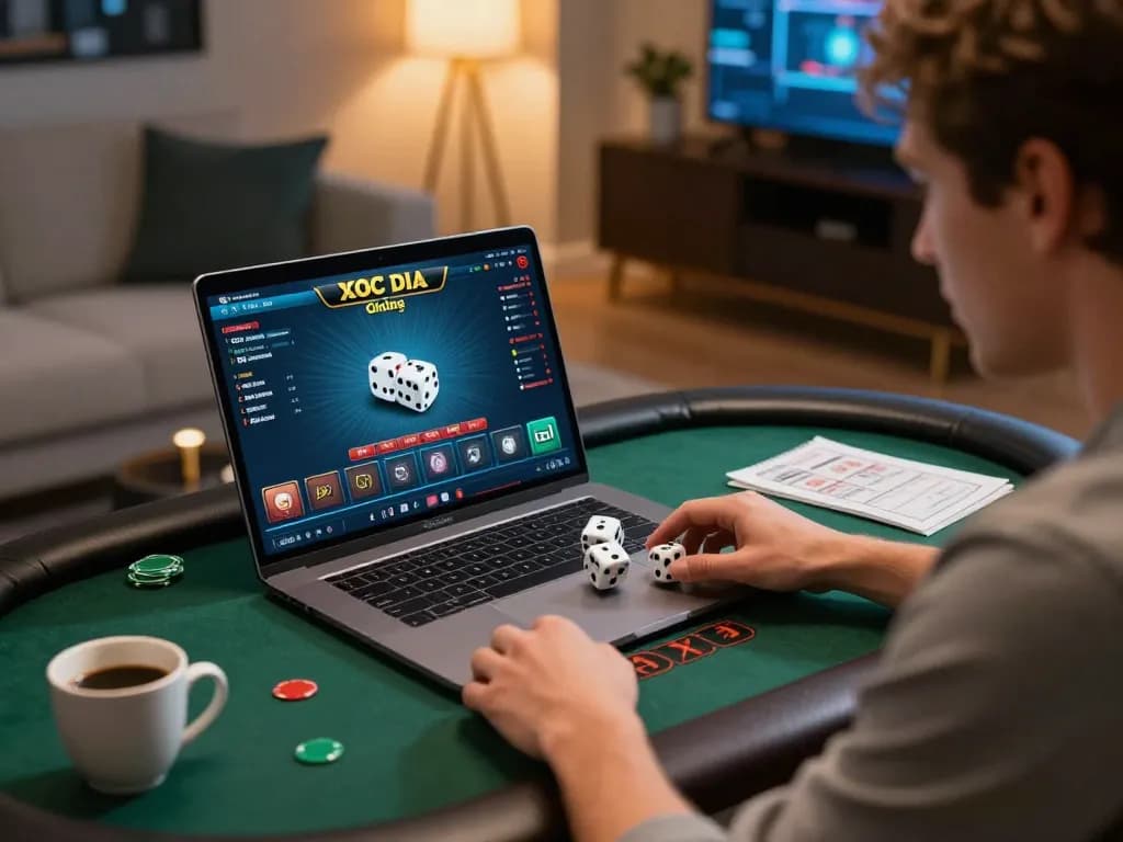 Xocdiaonline player enjoying live gameplay during an exciting session, engaging with the online community.