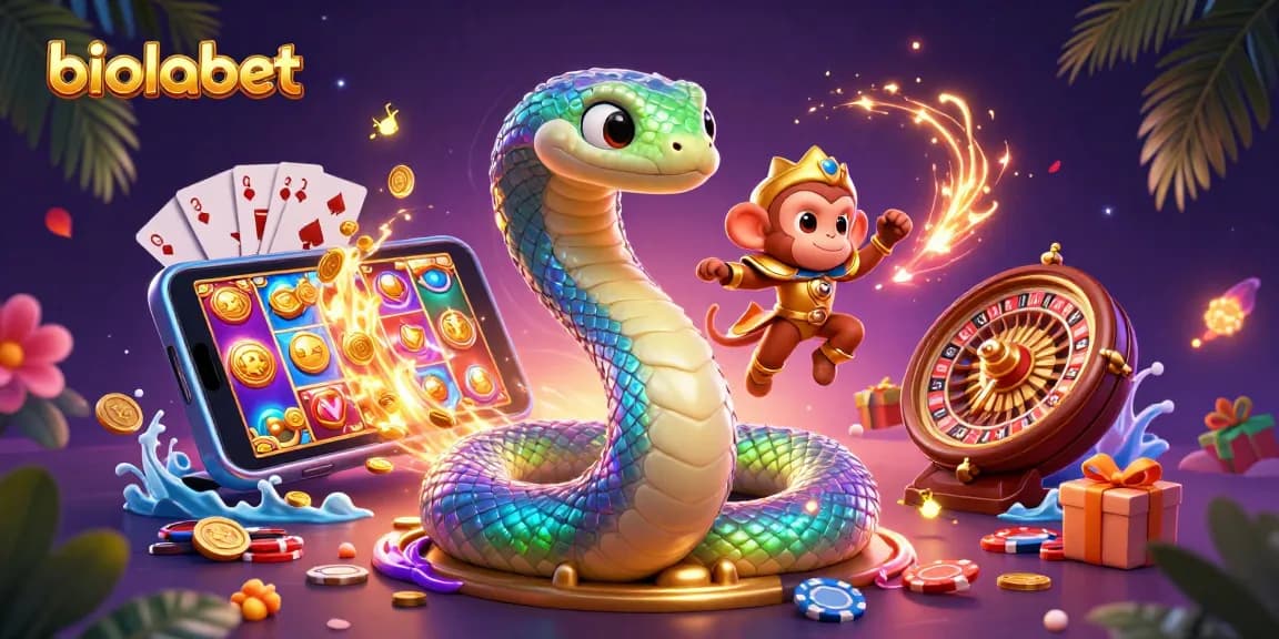 Menangkan jackpot di Biolabet dengan simbol slot dan permainan menarik yang berwarna-warni.