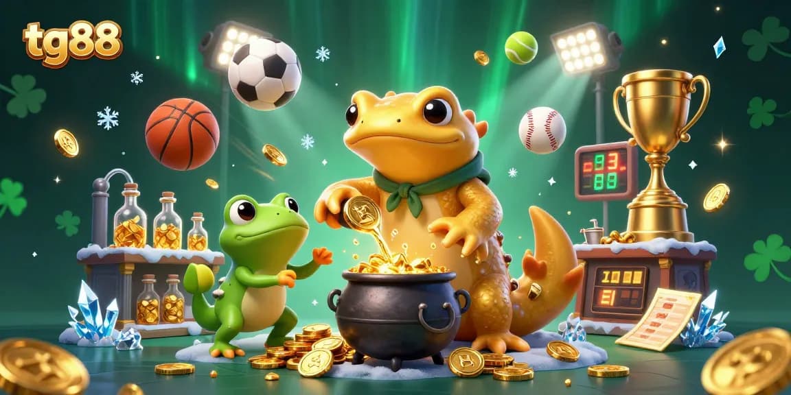 Engage in thrilling casino gameplay featuring tg88's dynamic sports elements and rich gold visuals.