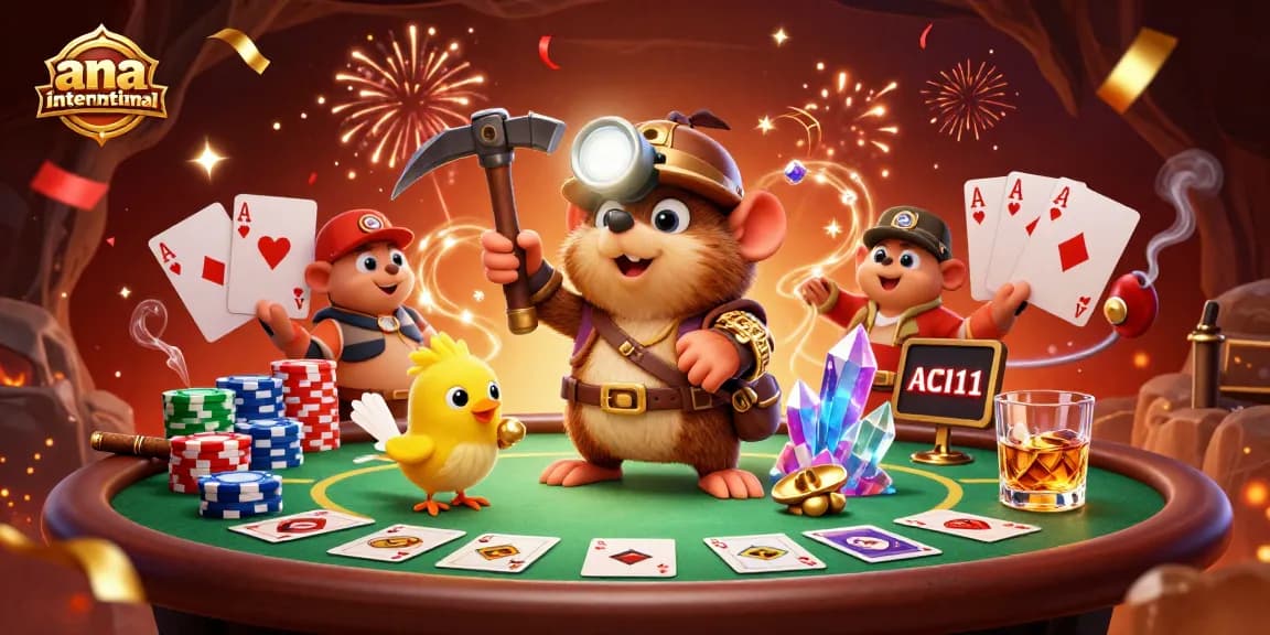 Experience thrilling poker action and vibrant gameplay with ana-international in this engaging illustration.