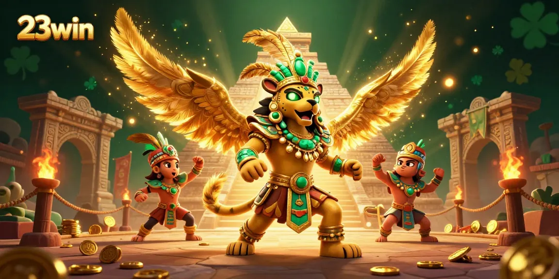Engage with immersive 23win gaming adventures in this vibrant 3D casino illustration.