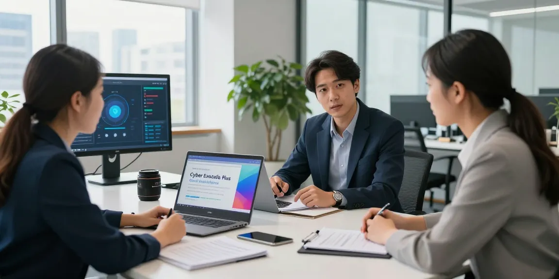 Cyber Essentials Plus cost consultation in an office setting with a cybersecurity expert.