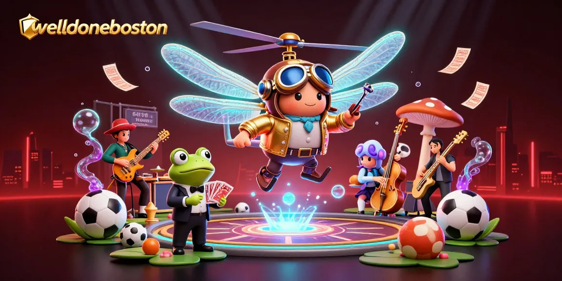 Bet on excitement with welldoneboston’s vibrant sports betting illustration showcasing fun characters.