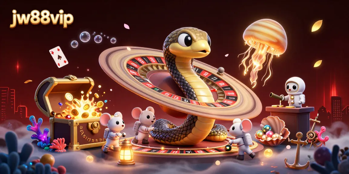 Experience the excitement at jw88vip with cosmic gambling elements featuring unique characters and rich game visuals.