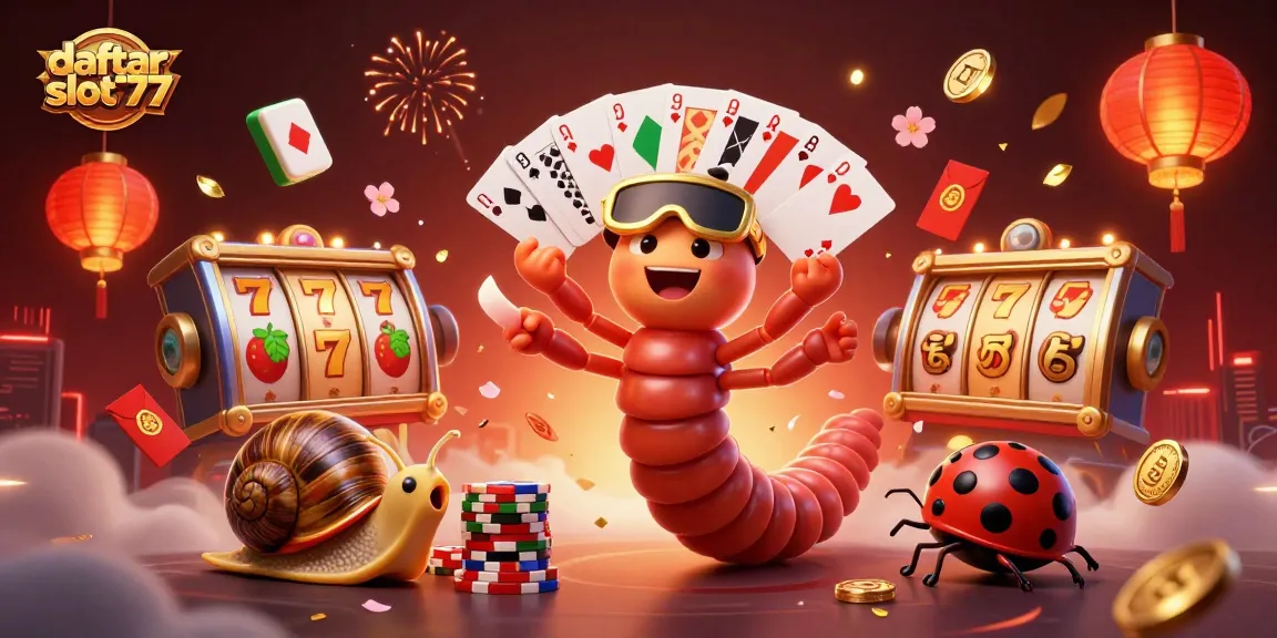 Spin and win big with daftar slot777 at this vibrant casino scene featuring thrilling characters.