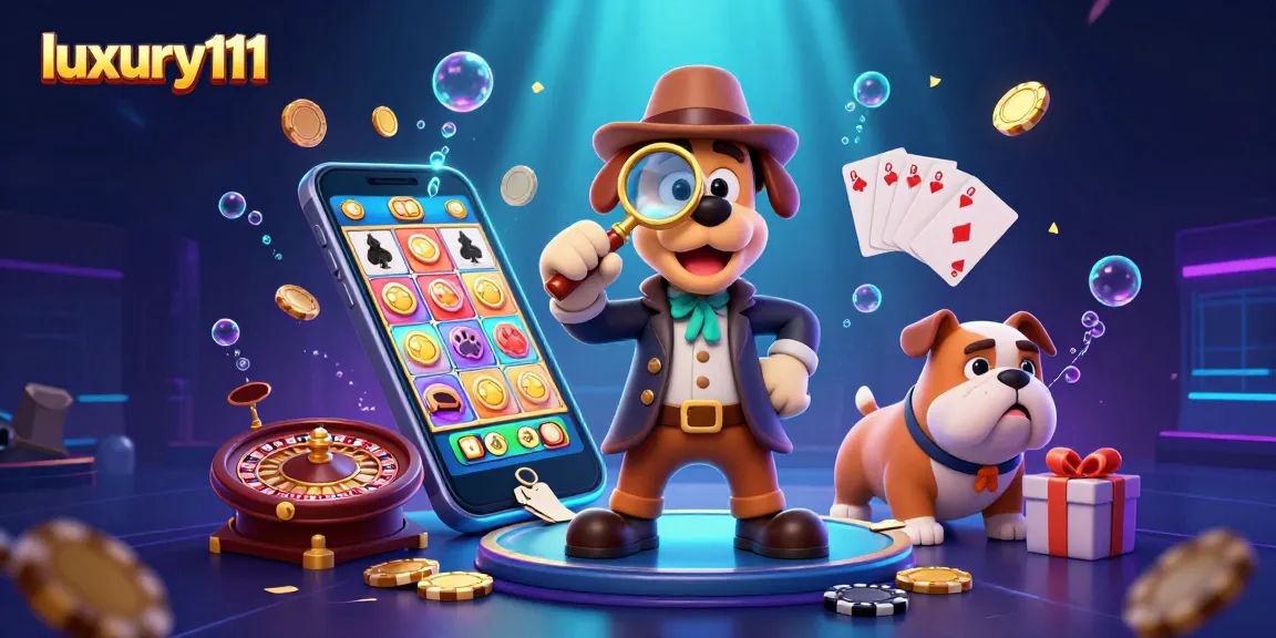Play and win with luxury111 in this vibrant 3D casino scene showcasing exciting game elements!