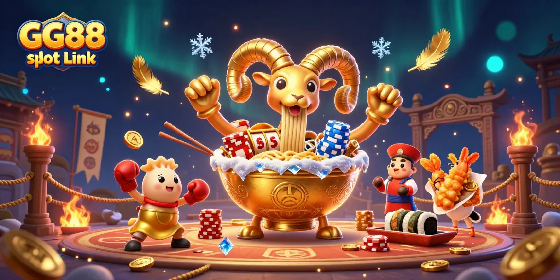 Experience exciting gameplay with GG88 slot Link, featuring a dynamic casino scene rich in detail.