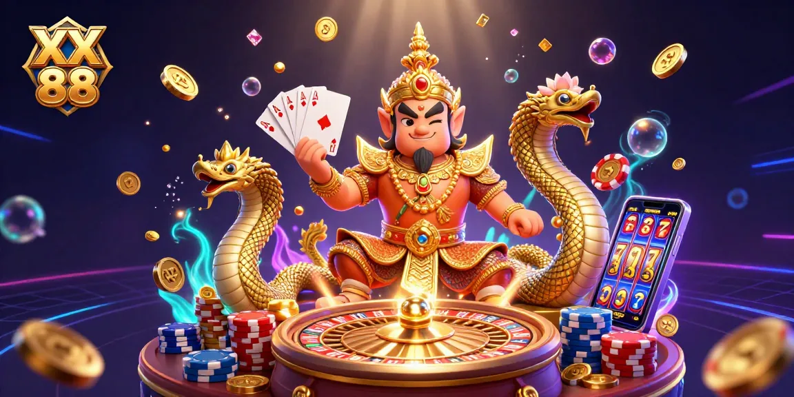 Unleash your luck with XX 88's thrilling casino experience featuring vibrant 3D elements and dynamic gameplay.