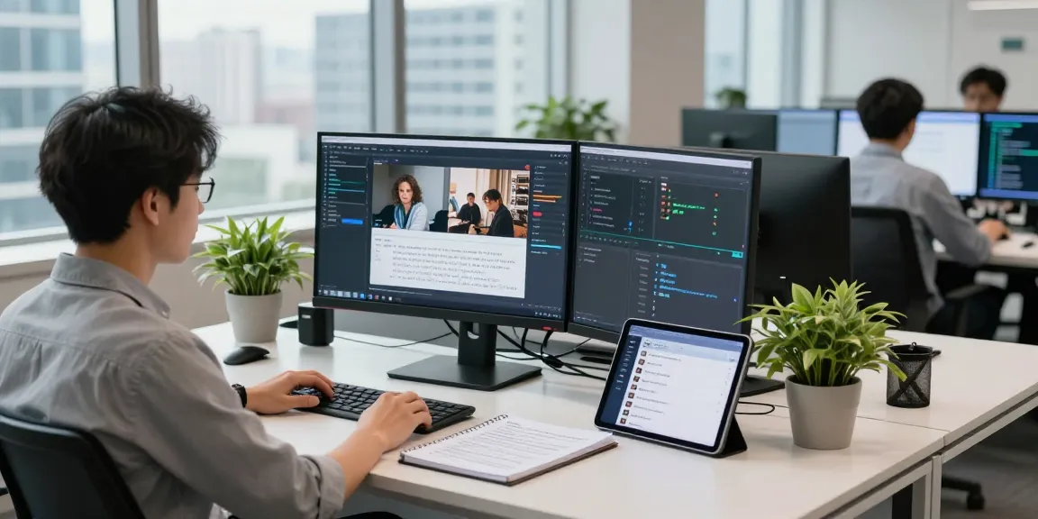 Detect AI image analysis in a modern content moderation office, showcasing real-time detection and AI tools.