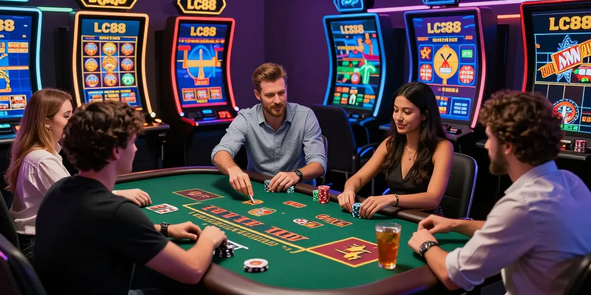 LC88's lively online casino experience with engaged players and dynamic game displays.
