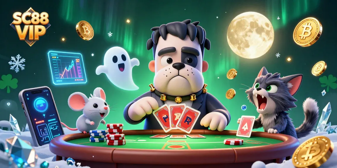 Engage with exciting gameplay at SC88 VIP with cartoon characters and vibrant casino elements.
