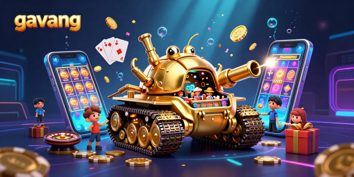 Experience thrilling betting action with Gavang in a vibrant 3D casino scene.