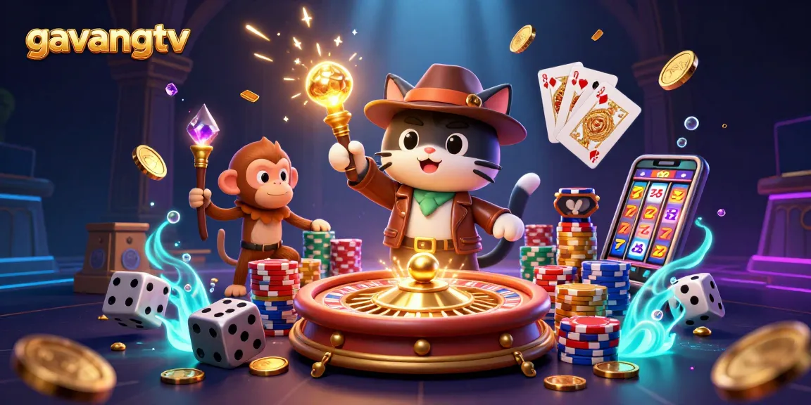 Experience exhilarating gameplay on Gavangtv with vibrant treasures and casino artifacts!
