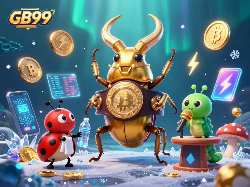 Engage in thrilling betting activities with GB99's unique animated illustration, showcasing powerful casino elements.
