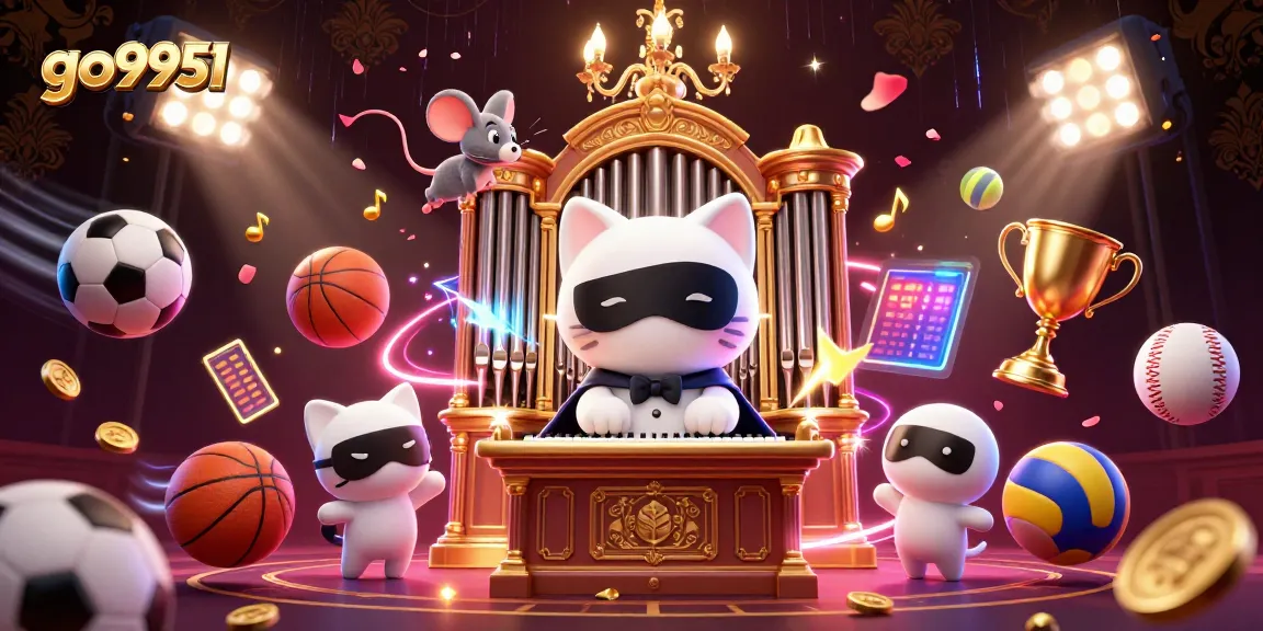 Engage in dynamic gaming action with go9951, showcasing vibrant scenes of sports betting and casino excitement.