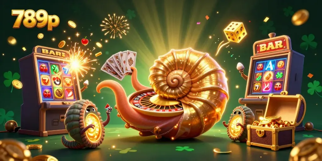 Experience thrilling slots and games with 789p in a vibrant casino scene full of excitement.