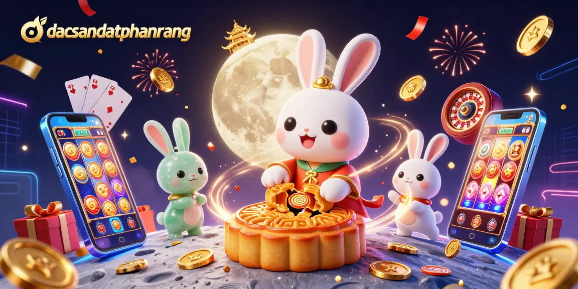 Engage with dacsandatphanrang’s thrilling moon-themed casino adventure featuring 3D elements and festive visuals.
