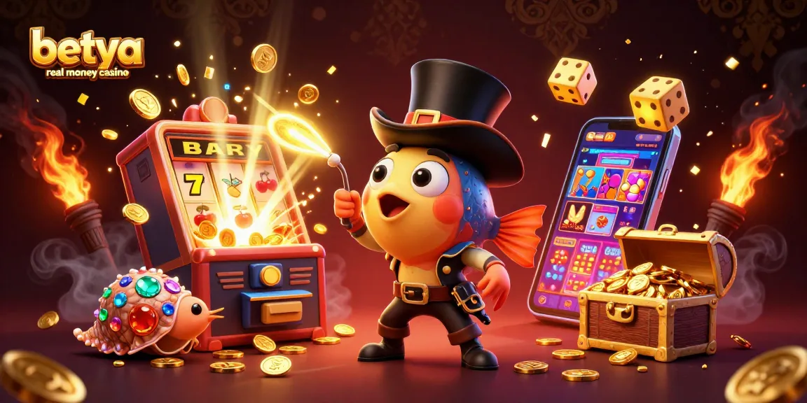 Experience winnings at betya real money casino with captivating underwater characters and dazzling casino elements.