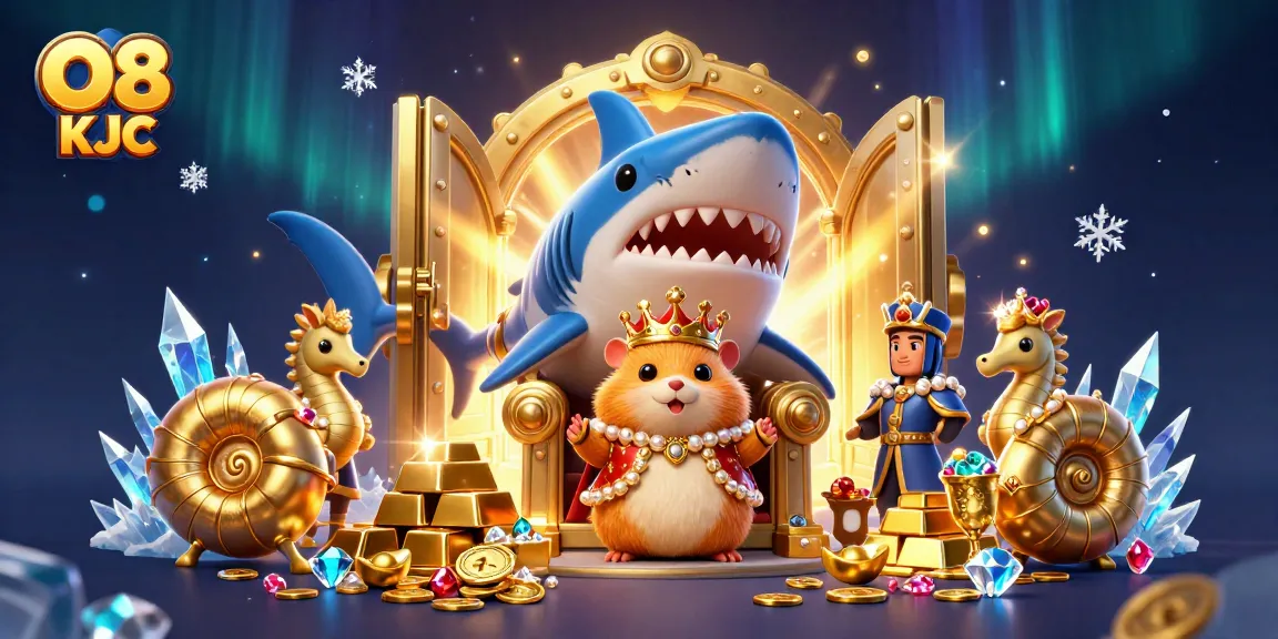 Experience winning adventures at O8 KJC, a dynamic online casino with treasure-filled scenes and vibrant characters.