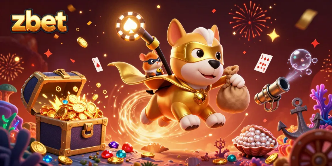 ZBET players enjoy a thrilling casino adventure with colorful coins and vibrant games.