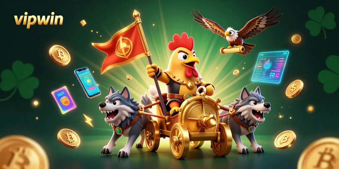 Play at vipwin and experience thrilling casino adventures with vibrant 3D characters and elements.