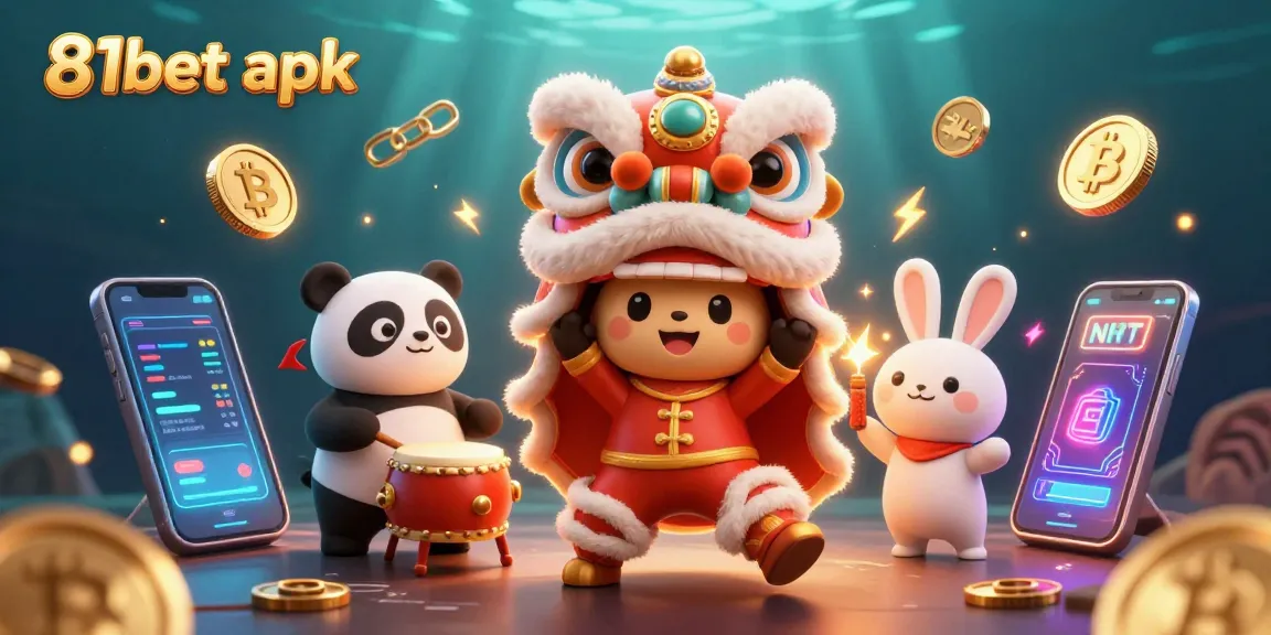 Engage in excitement with 81bet apk showcasing vibrant casino elements and captivating characters.