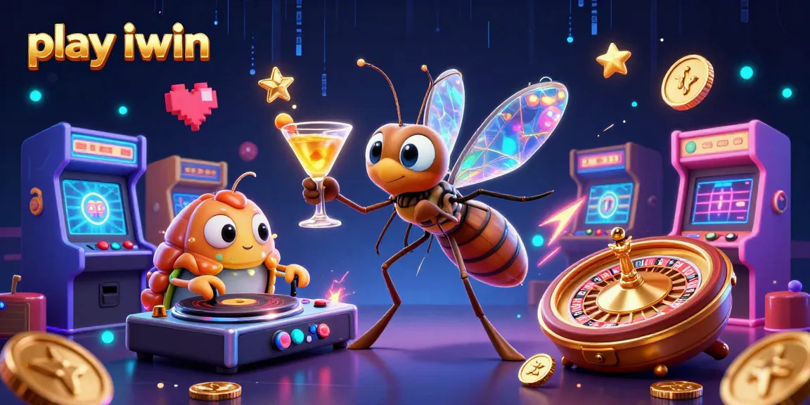 Play iwin with immersive casino-style gaming, vibrant characters, and engaging visuals in a lively scene.