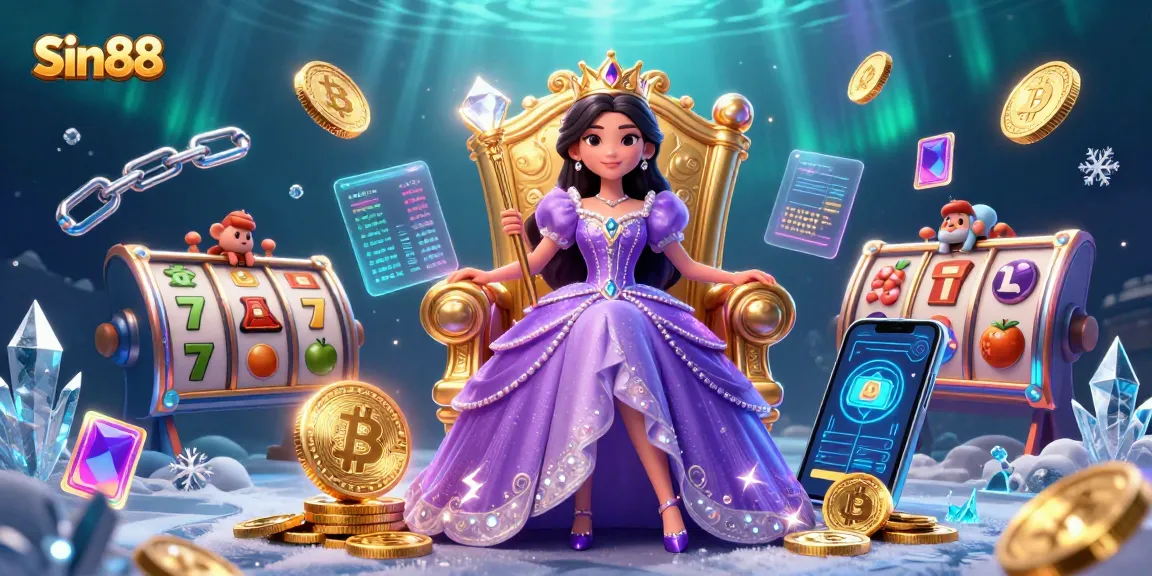 Engage in thrilling gameplay at Sin88 with dazzling slots and jackpot excitement in a vibrant 3D scene.