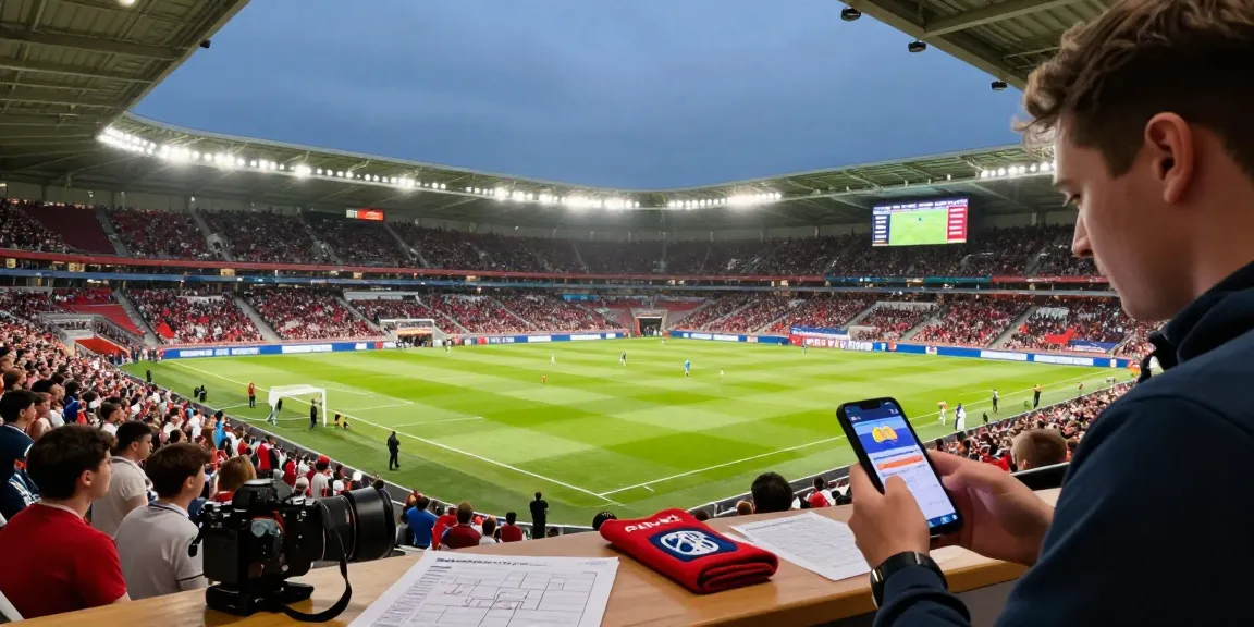 Trực tiếp bóng đá with live betting predictions and match odds analysis at a vibrant stadium scene.