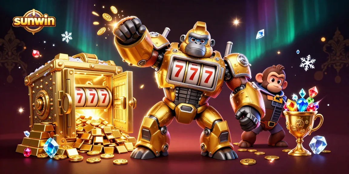 Experience dynamic wins and thrills at Sunwin casino with golden treasures galore!