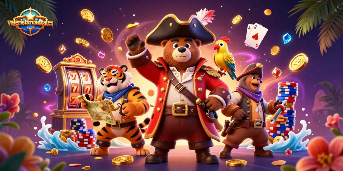valeriesthreadtales brings excitement with a vibrant casino scene featuring animated characters and rich gaming elements.