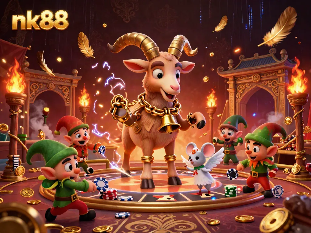 Experience the thrilling atmosphere of nk88's holiday-horror casino with dynamic characters and rich details.