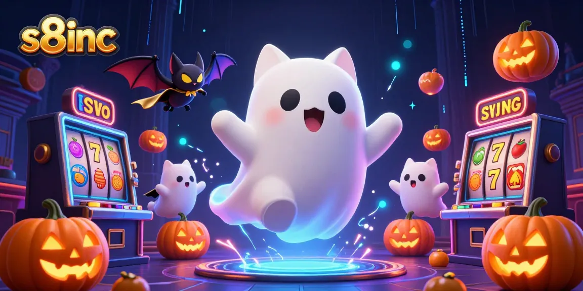 S8inc offers thrilling experiences at the haunted casino with ghostly characters and vibrant slot elements.