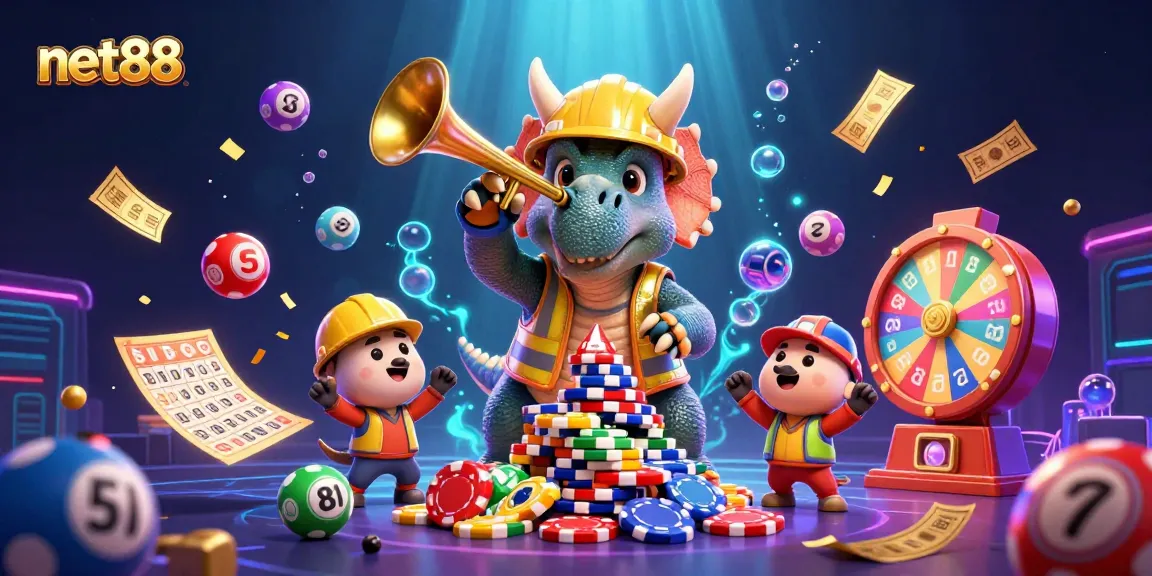 Celebrate winning moments at net88 with dynamic 3D casino characters embodying excitement and fun.