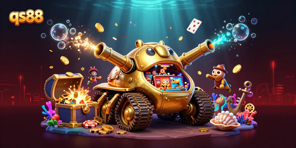 Experience the dynamic excitement of qs88 with a 3D casino beetle revealing treasures and games.