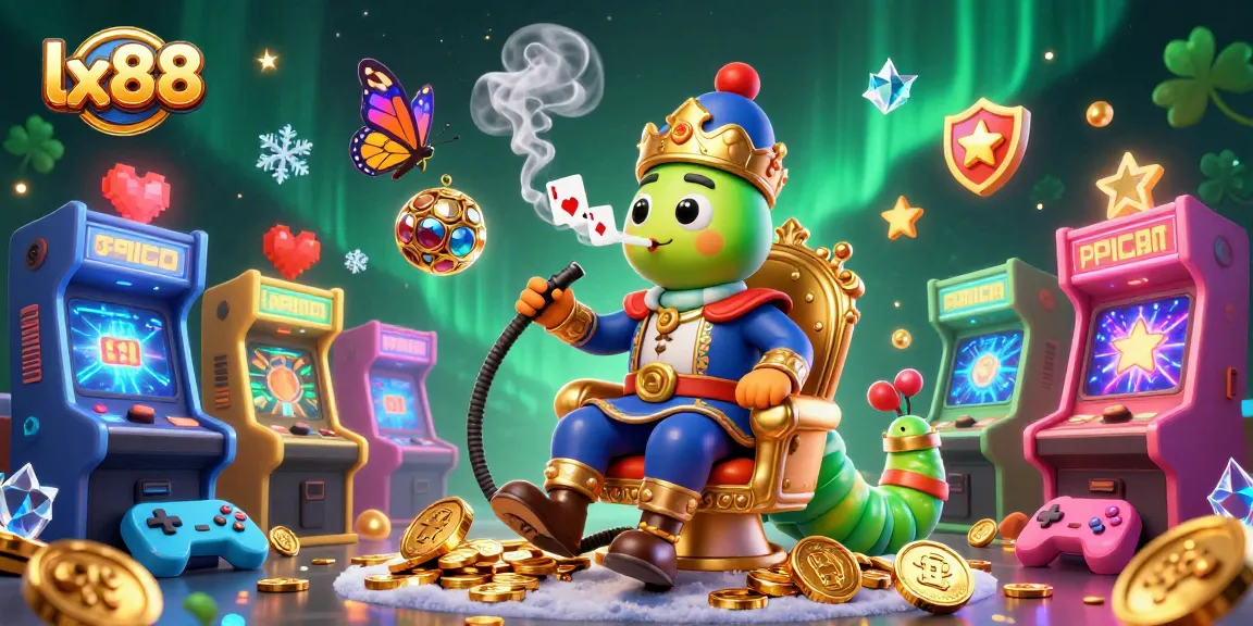 Engage with lx88's thrilling gaming world featuring vibrant characters and casino elements.