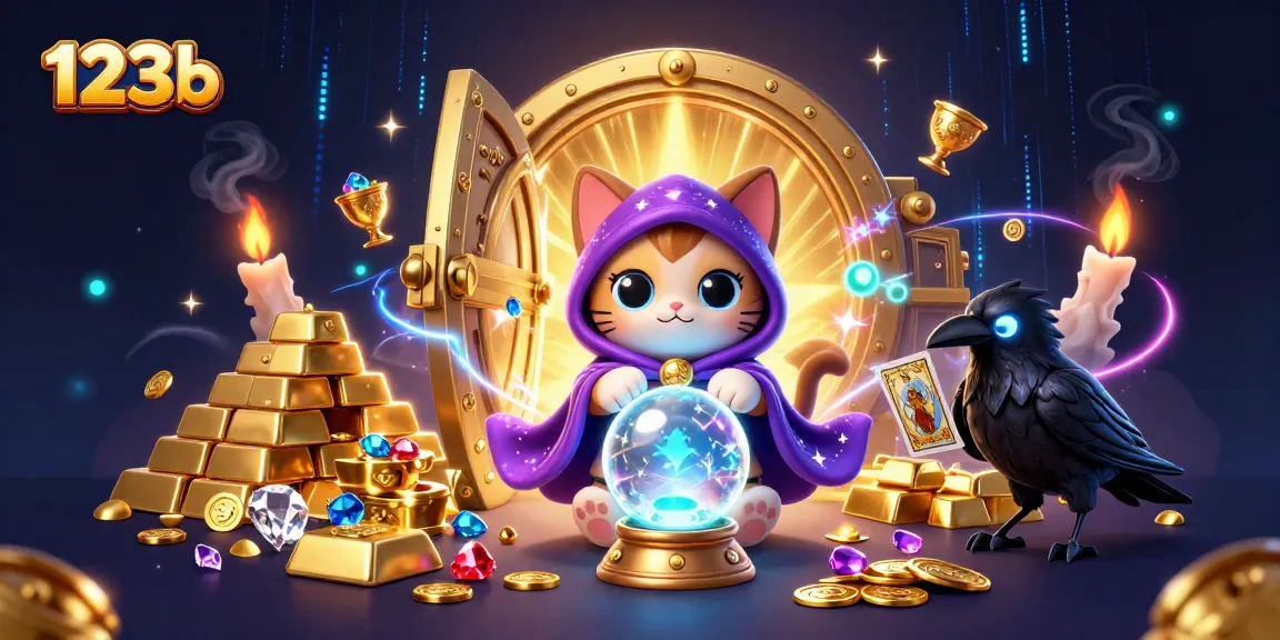 Immerse in the magic of 123b, where a mystical cat and raven deal fortunes in a vibrant casino atmosphere.