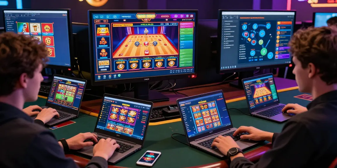 Engaging online gaming experience at https://bl555.solutions/ with diverse players enjoying vibrant casino games and sports betting.