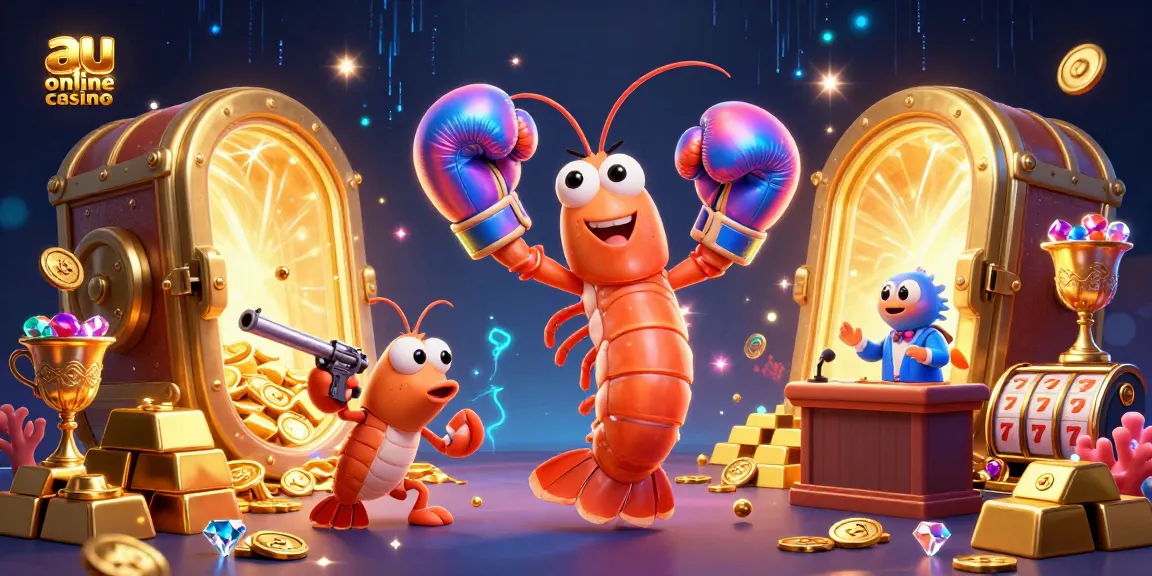 Engage with exciting games at au online casino featuring gem-filled treasures and animated underwater characters.