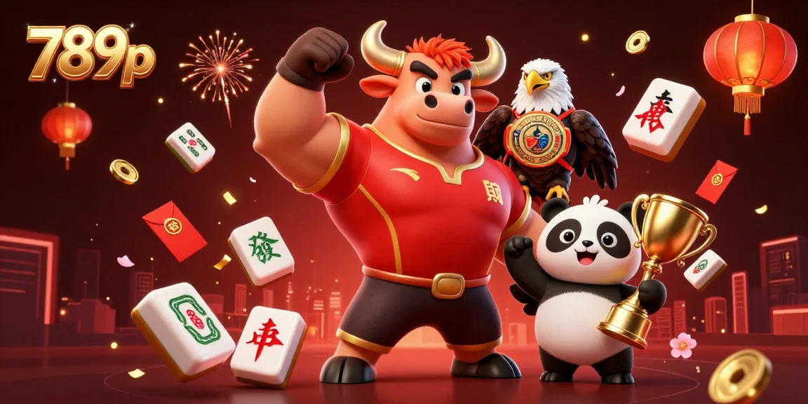 Experience thrilling gameplay at 789p with vibrant celebrations and lucky symbols surrounding players.