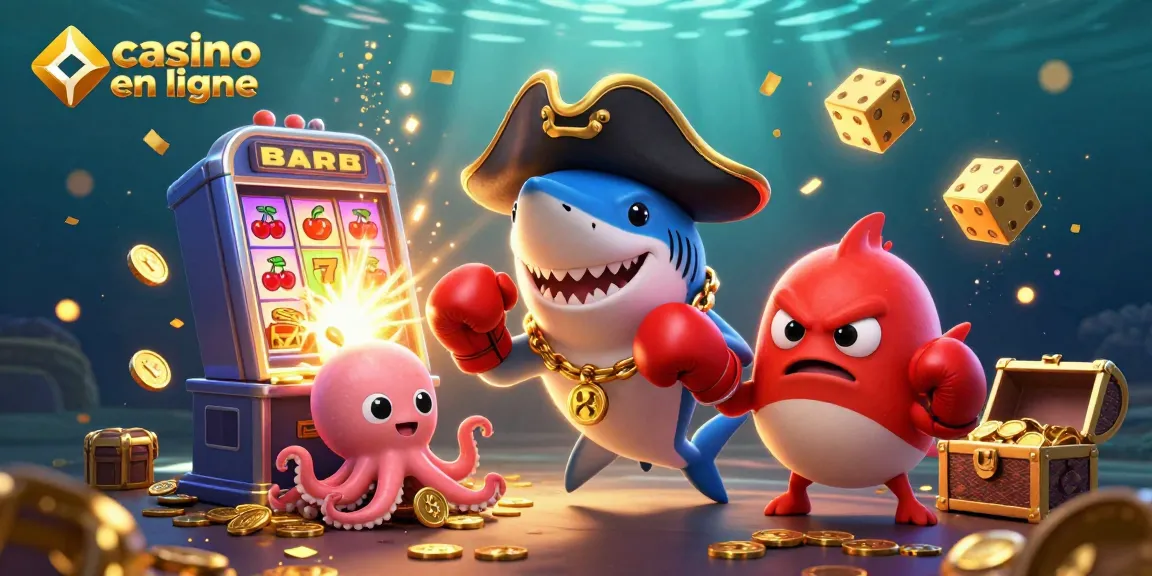 Visualisez un jeu captivant de casino en ligne avec des personnages amusants et des éléments de jackpot éclatants.