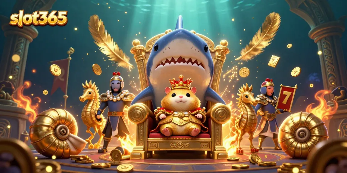 Experience jackpot wins at slot365 with vibrant gaming elements and an underwater casino kingdom!
