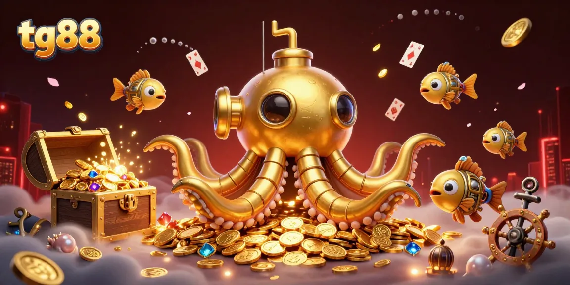 Engage in gaming excitement with tg88 through a dynamic oceanic casino adventure filled with treasures.