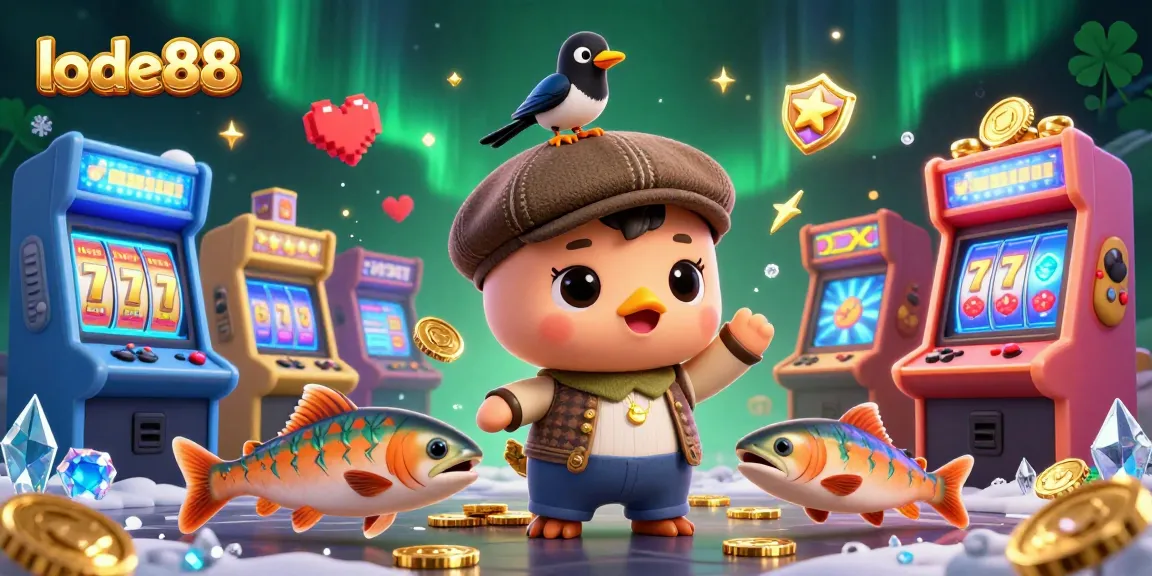 Engage with exciting lode88 casino adventures featuring Nessie and vibrant game elements.